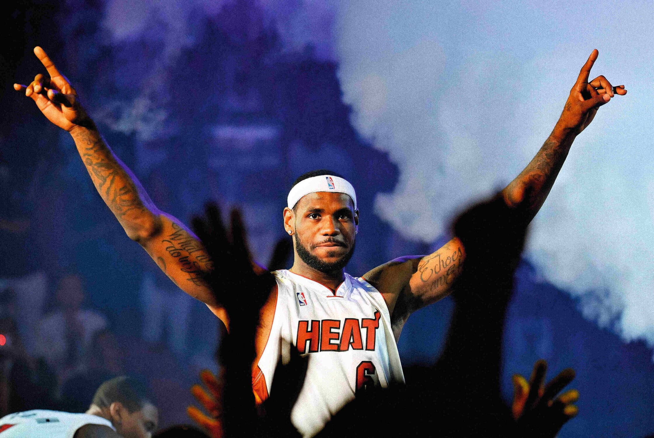 Lebron James joins the Miami Heat