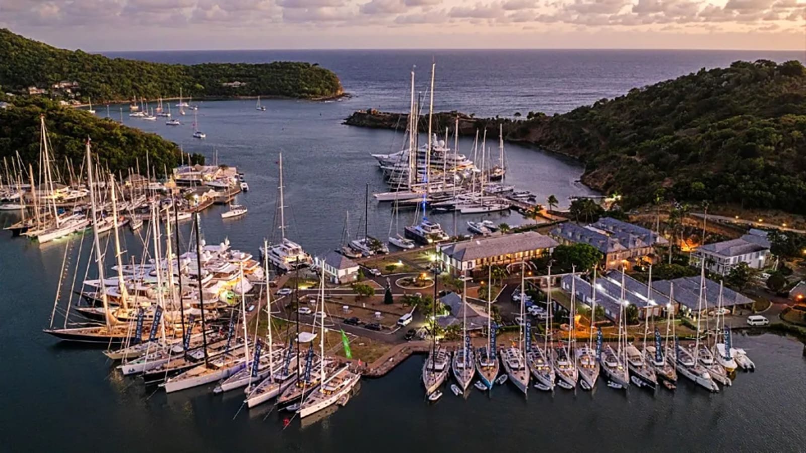 Group of Yachts in Oyster World Rally