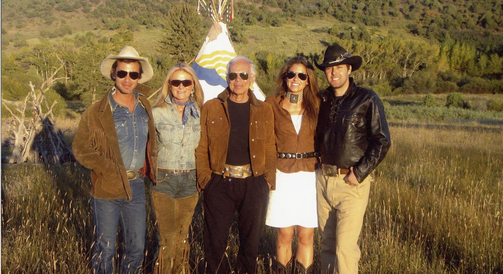 Ralph Lauren and his family