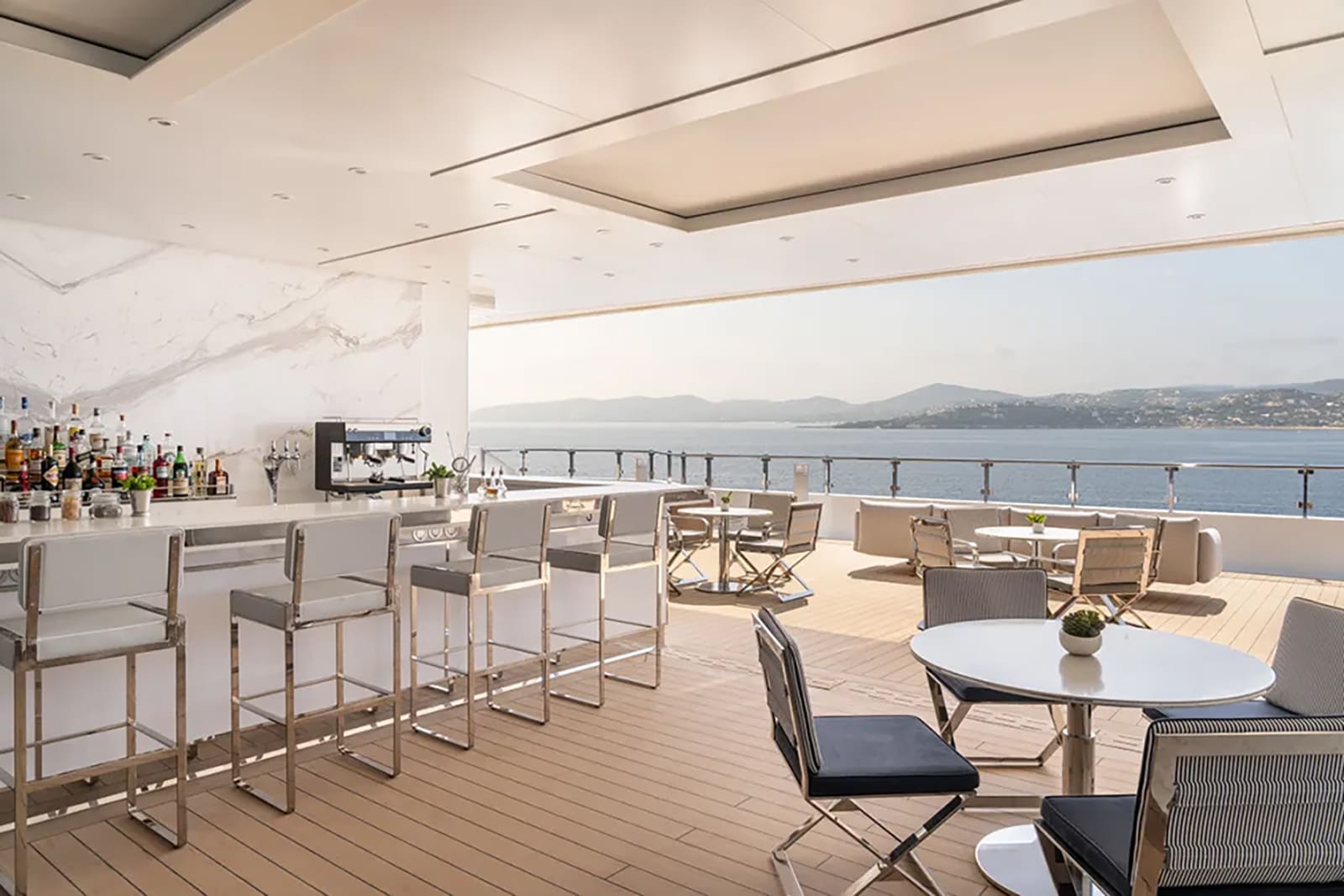 Ritz Carlton Yacht Collection Ilma Bar Area