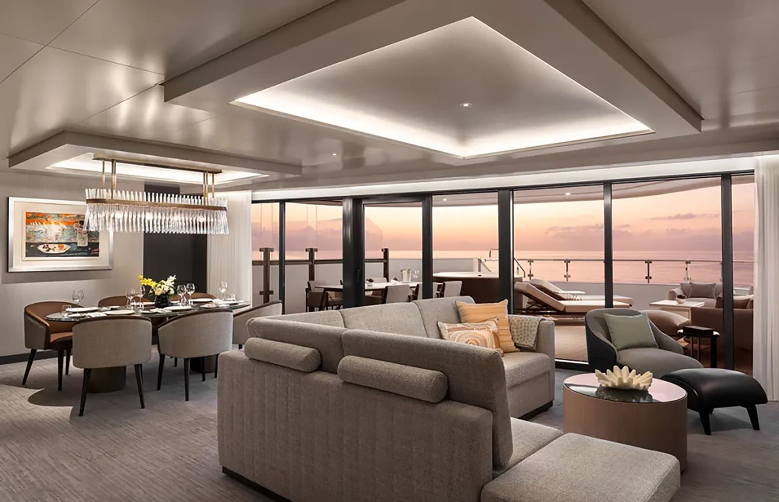 Ritz Carlton Yacht Collection Ilma Suite Living Room