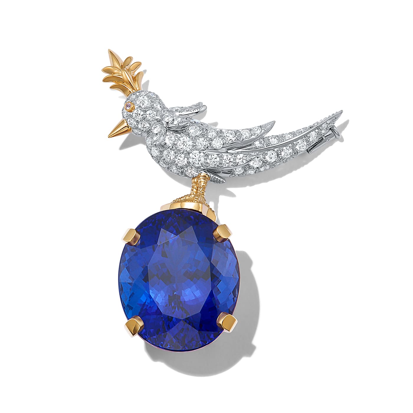 Brooch Bird on a Rock Collection