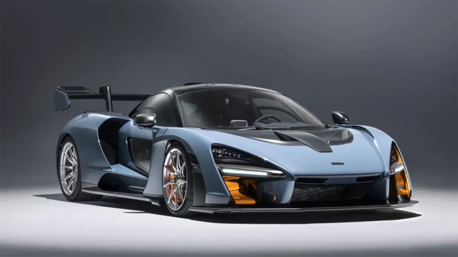 Front view of the McLaren Senna