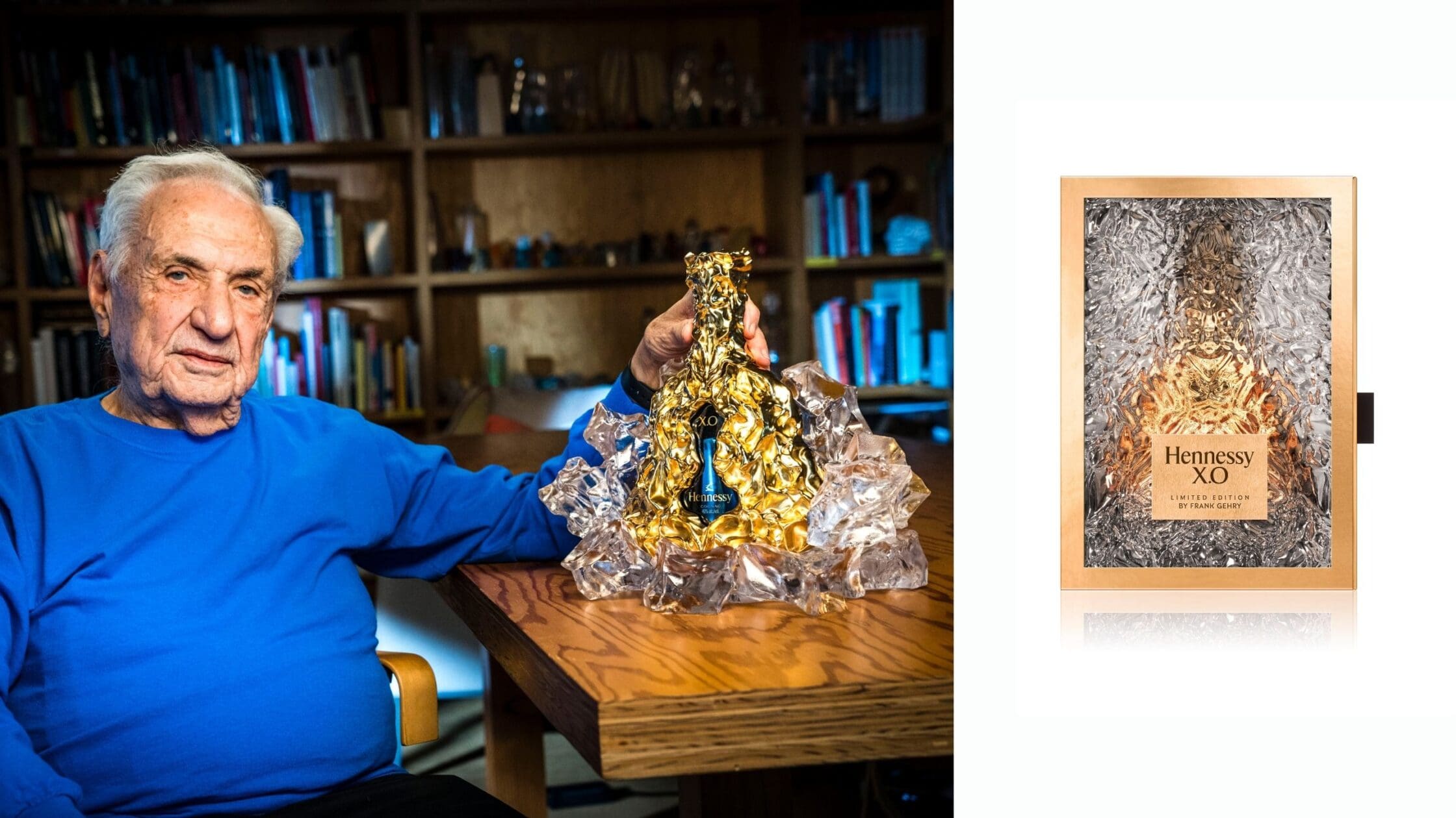 frank gehry and hennessy xo