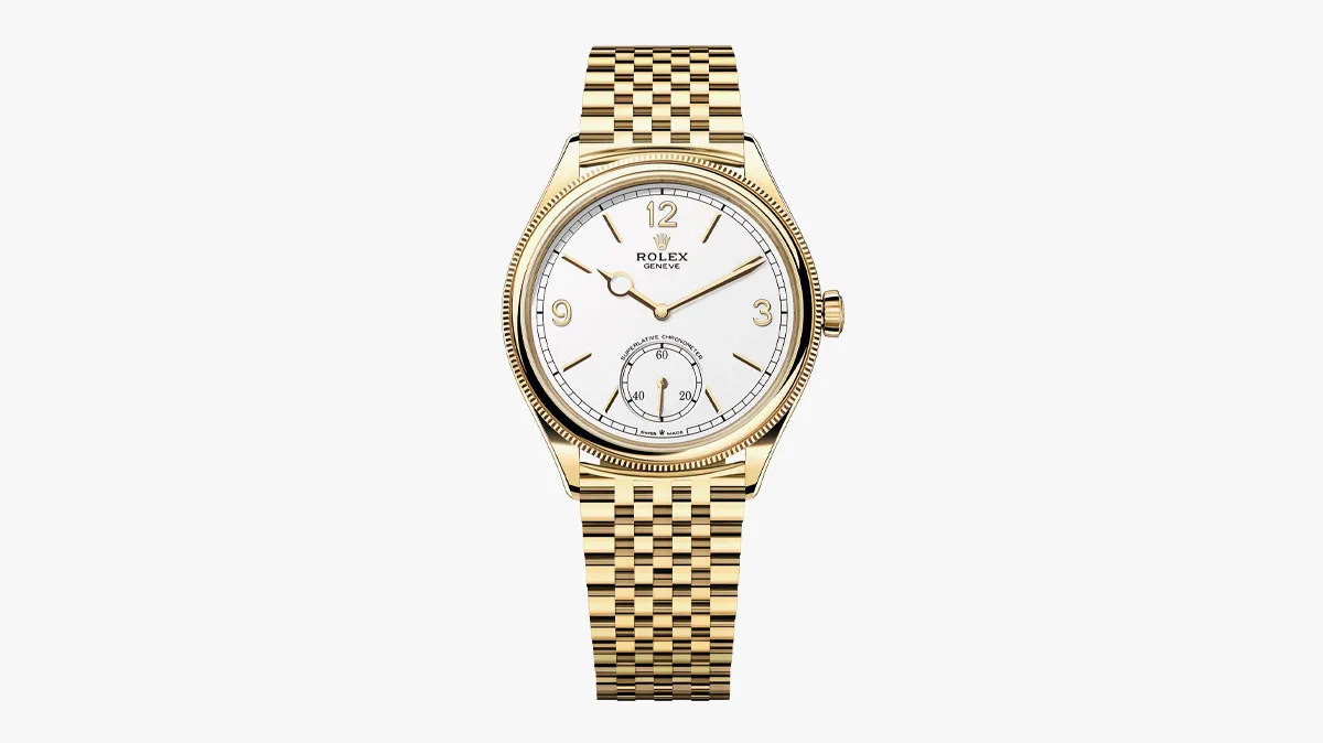The 39 mm 1908 on a Solid-Gold Bracelet