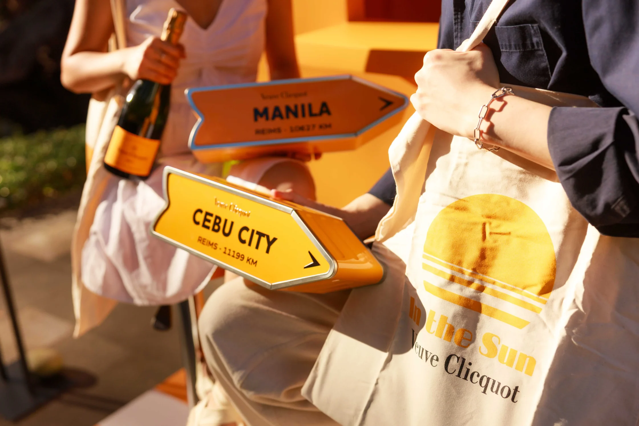 veuve destination arrows with manila and cebu