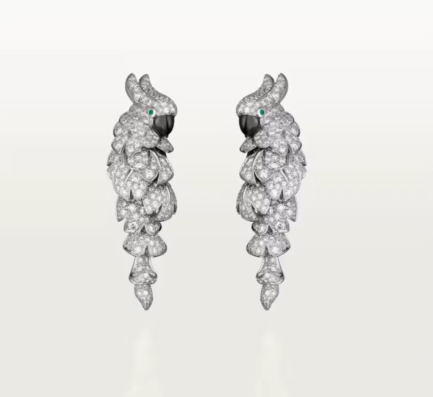 Faune et Flore de Cartier earrings, paved. $111,000. Cartier