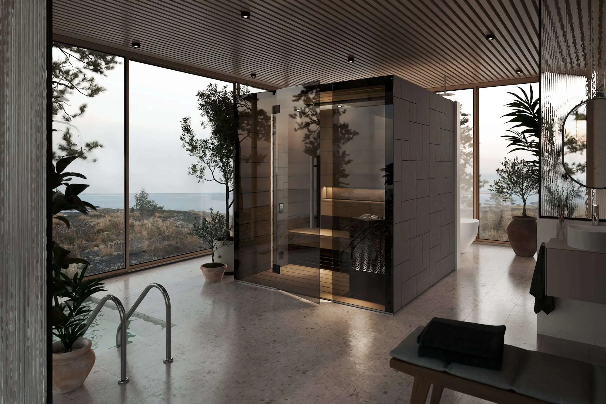 View of The Rise of the Architectural Sauna: Harvia, KLAFS, and More