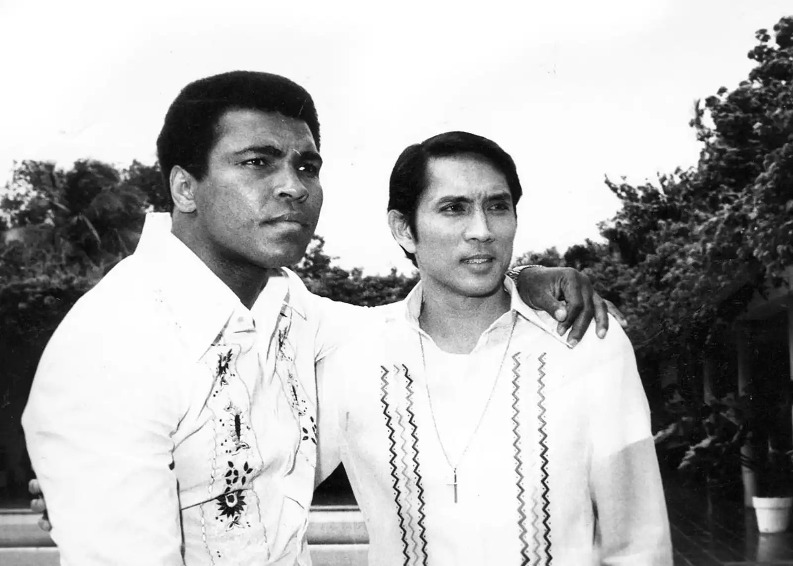 Muhammad Ali and Jorge Araneta