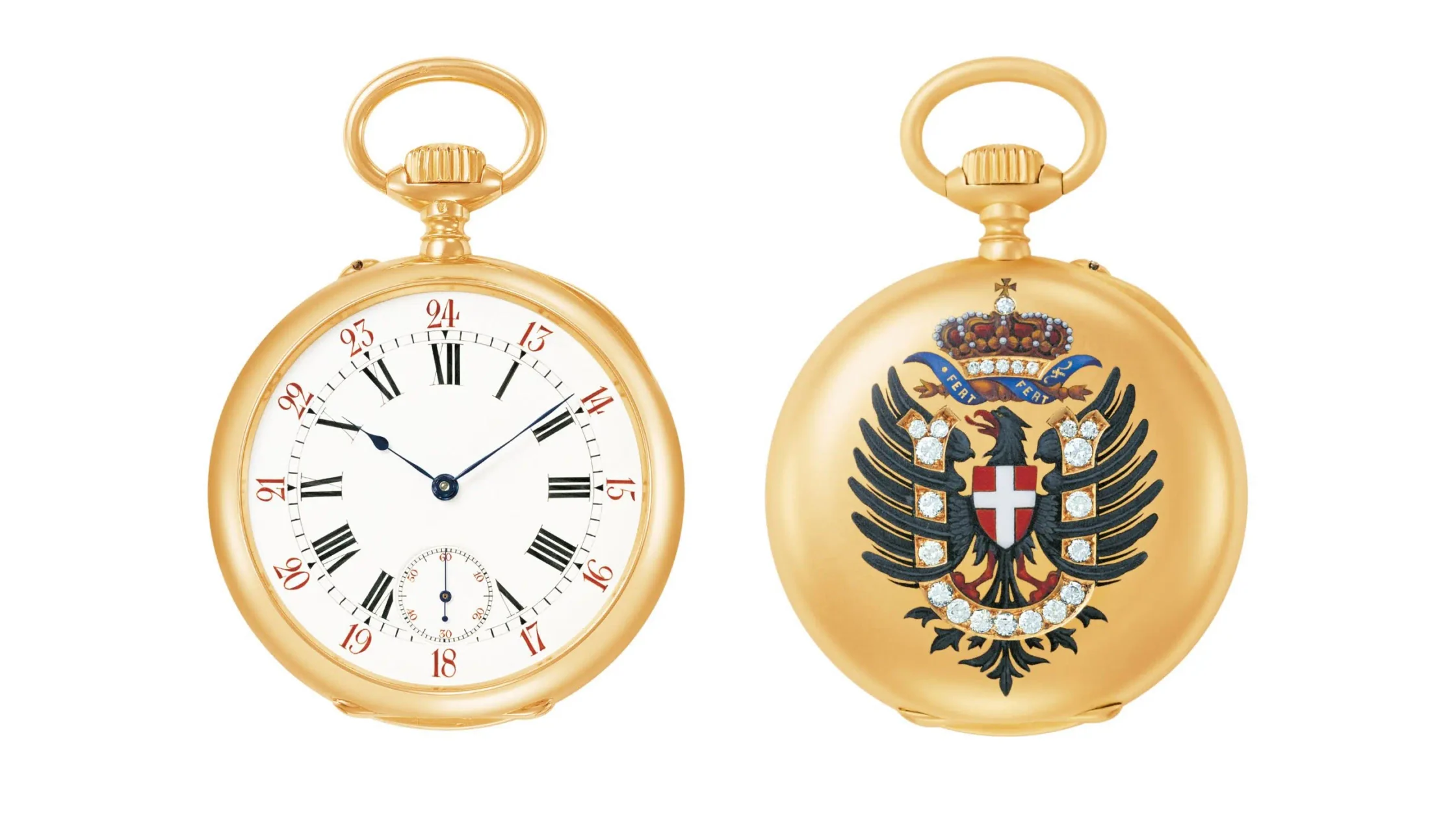 King Umberto I of Savoy’s 1897 pocket watch. Patek Philippe