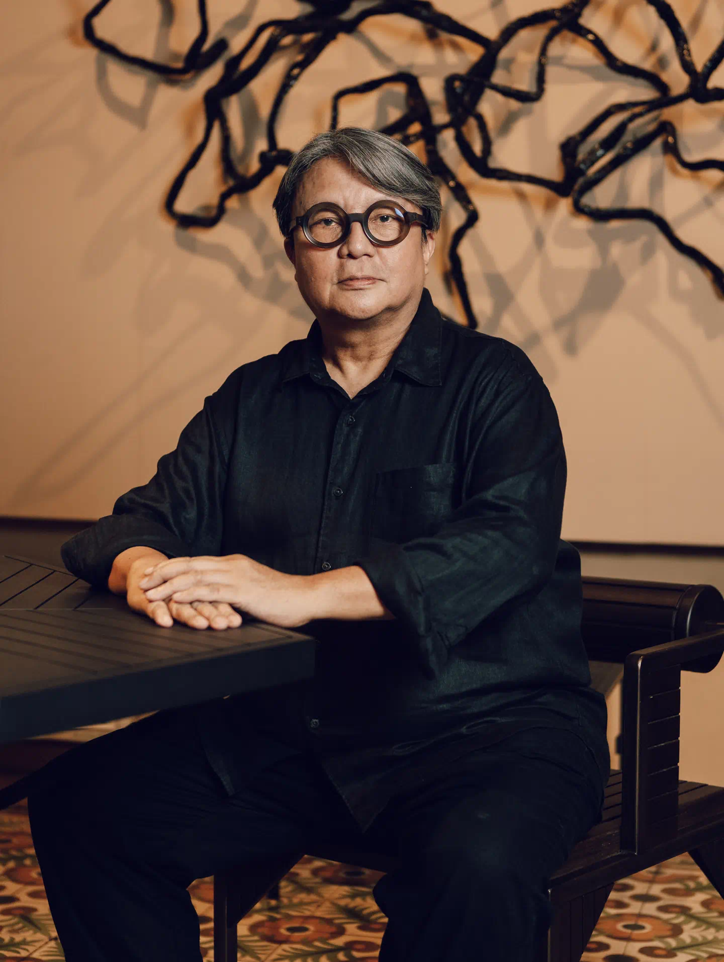 Eric Paras at his showroom, Artelano 11. Excel Panlaque