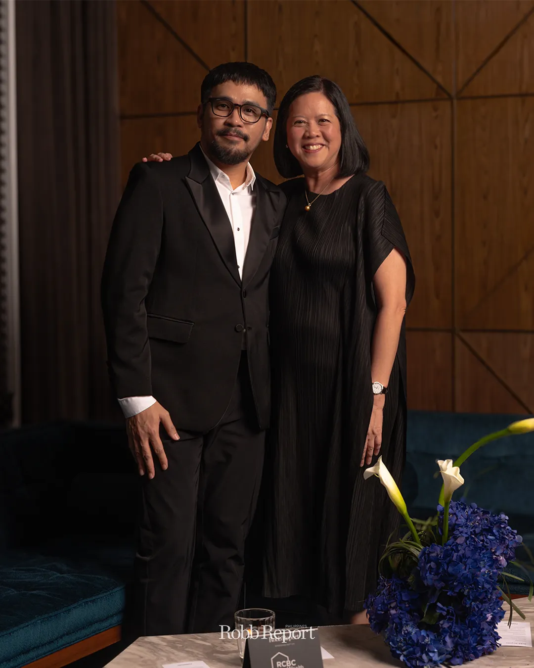 Carrasco with Robb Report Philippines' Chief of Editorial Content, Yvette Fernandez, at last year's Best of the Best gala.