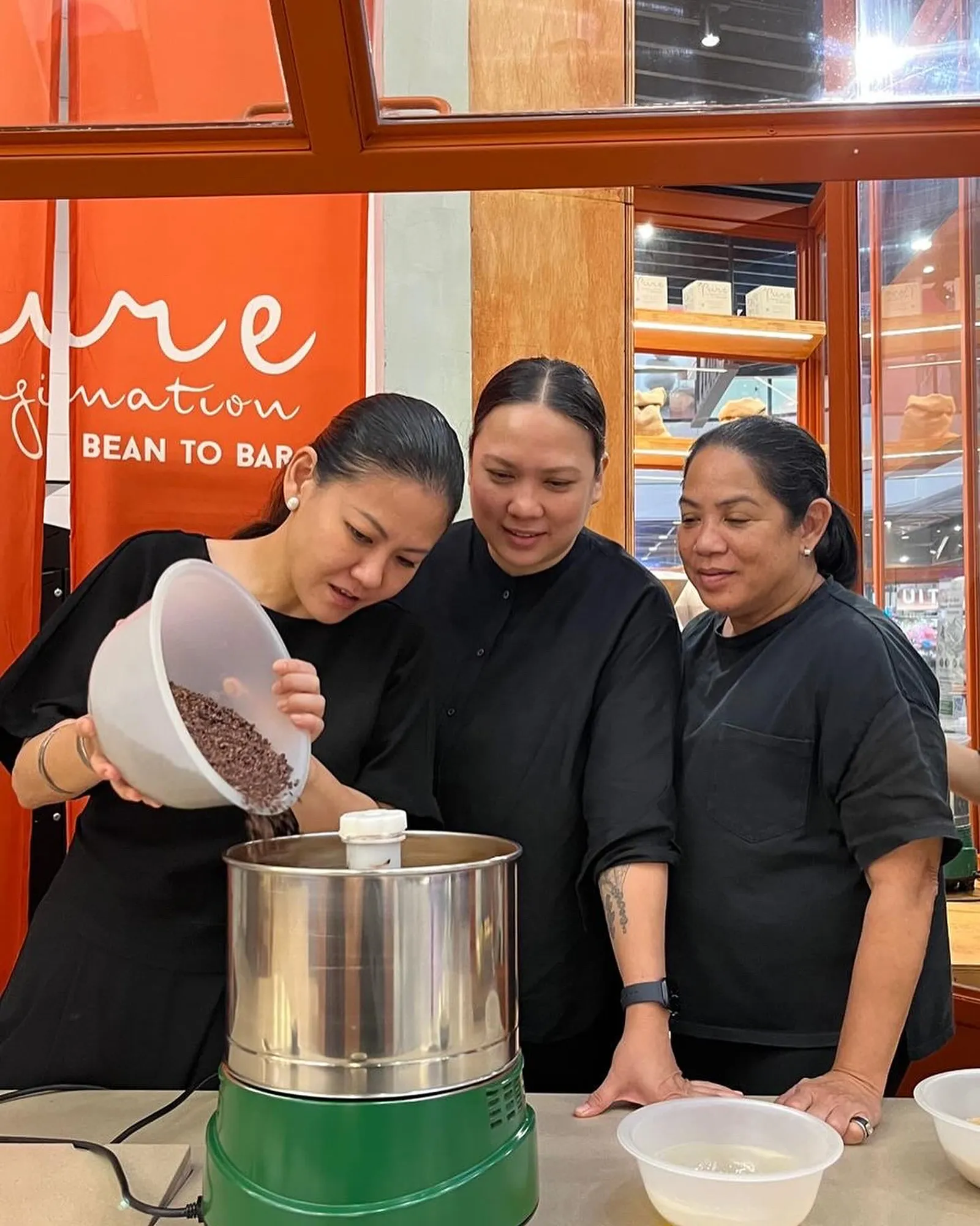 Chefs Johanne Siy, Miko Calo, and the late Margarita Fores. Courtesy of Johanne Siy